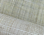 24" Wide, BLEACHED Woven  Radio Cane Webbing Roll Weave, Cane Webbing Roll, Full Size Available.