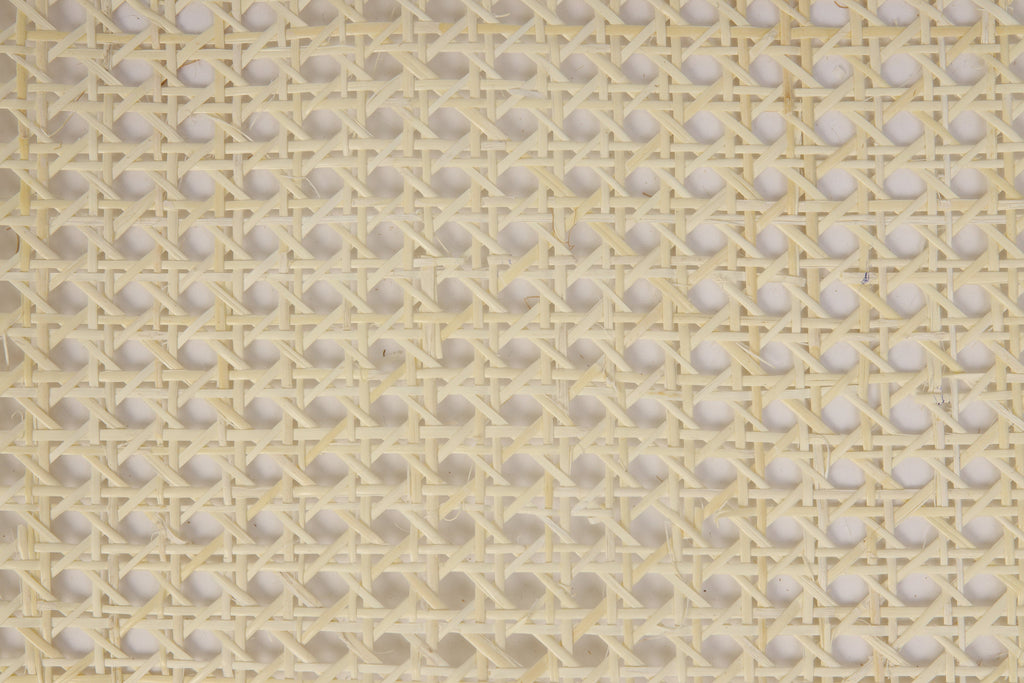 24" Wide, Cane Webbing White Hexagon for Making Rattan Chair and Rattan Furniture , Sell By The Running Foot.