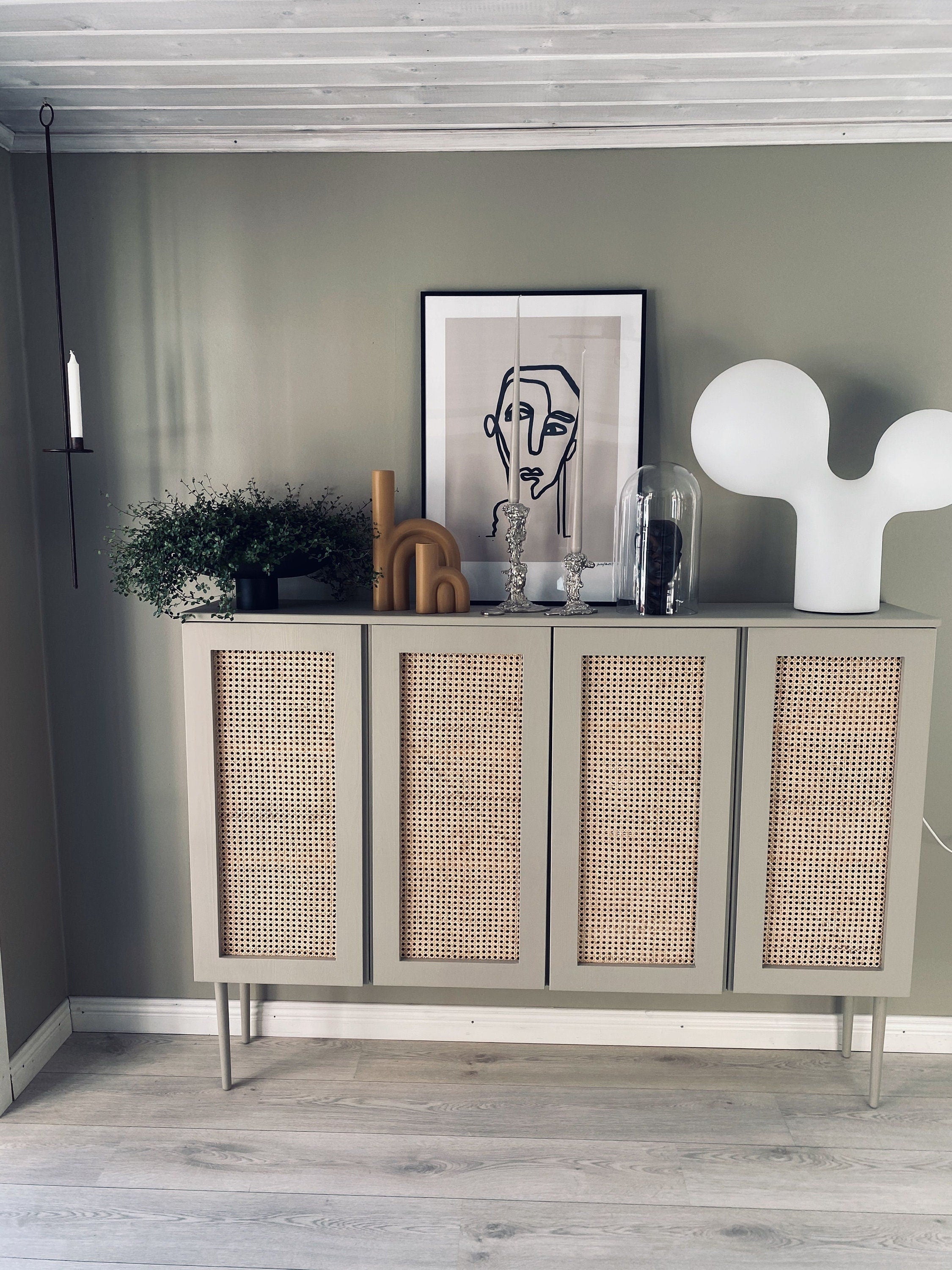 19" Wide, NATURAL Hexagon Weave Rattan Cane Webbing, Buy More Save More.