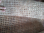 Width 27.5" : Hexagon Rattan Cane Webbing, Cane Webbing for DIY Project, Natural/ Bleached, Buy more SAVE MORE.