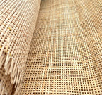 24" Wide, Natural Radio Weave, Cane Webbing Roll, Buy More Save More.