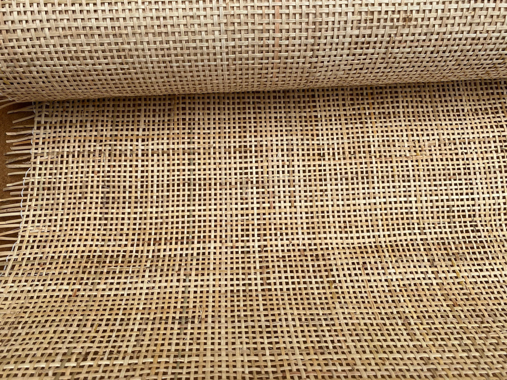 90cm Wide, NATURAL Radio Weave Rattan Cane Webbing, Sell By The Running 0.5m.