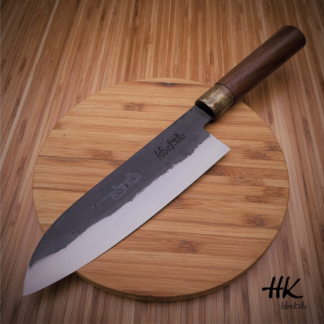 FLASH SALE - Santoku Chef Knife, The Legend Santoku Knife, Master Chef Knives Must Have, Japanese Style, Handmade Knife.
