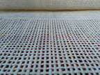 24" Wide, BLEACHED Woven  Radio Cane Webbing Roll Weave, Cane Webbing Roll, Full Size Available.