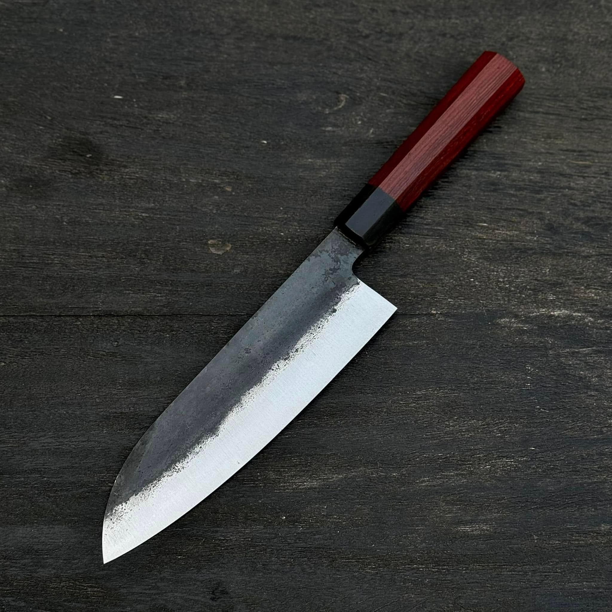 Handmade Gyuto Chef Knife – The Japanese Carbon Steel Workhorse for Professional & Home Kitchens