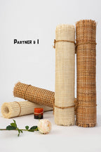 WIDTH 18", Hexagon Natural Rattan Cane, Caning chair, Cane Webbing Roll, Sell By The Running Feet.