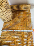 50cm/60cm/70cm/90cm Wide, Real Vietnamese Natural Hexagon Rattan Cane Webbing Roll for Home Decor and Up Cycling Rattan Furniture.
