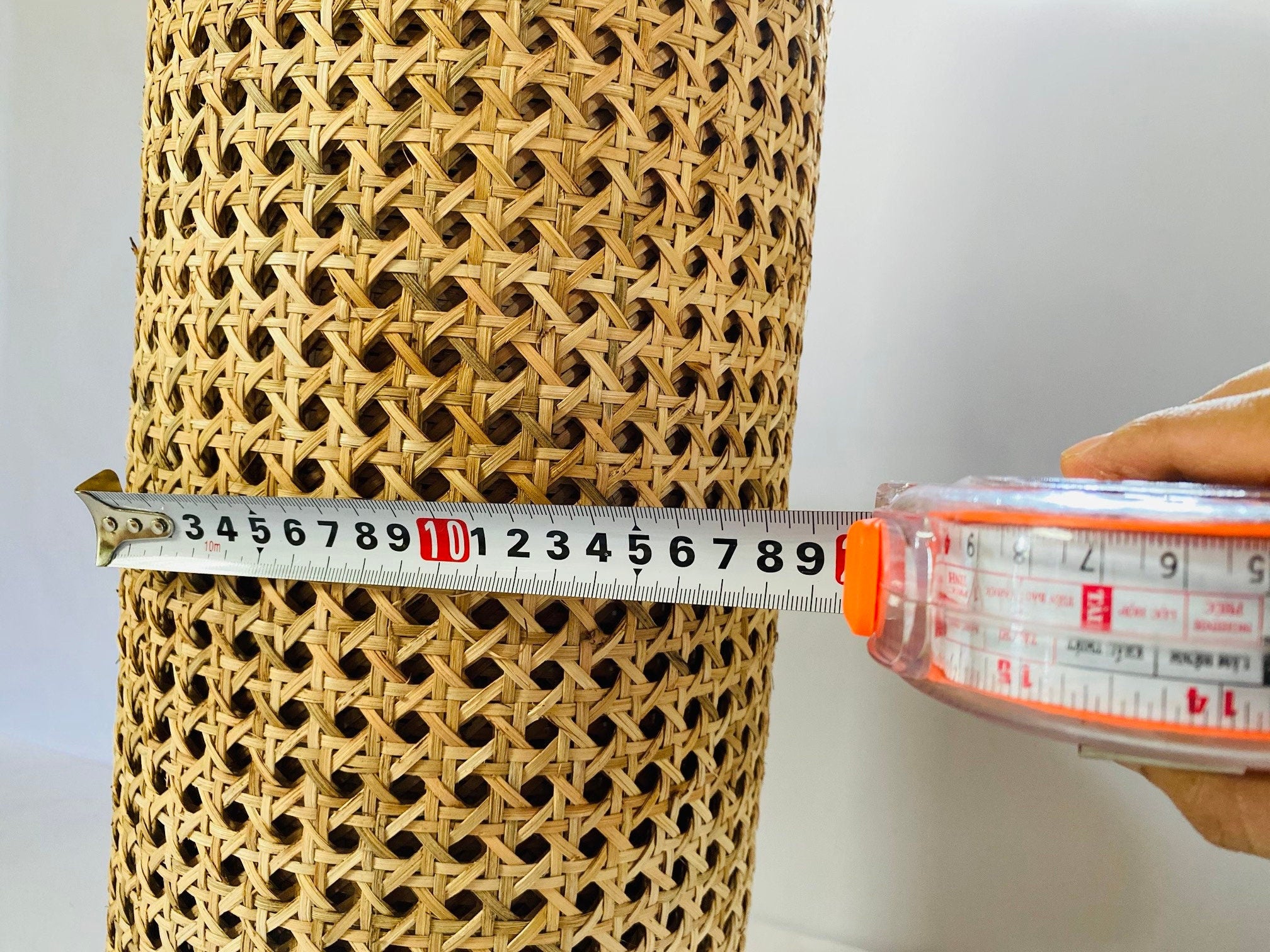 50cm/60cm/70cm/90cm Wide, Real Vietnamese Natural Hexagon Rattan Cane Webbing Roll for Home Decor and Up Cycling Rattan Furniture.