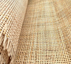 27.5" Wide, NATURAL Radio Weave Rattan Cane Webbing, Buy More Save More.