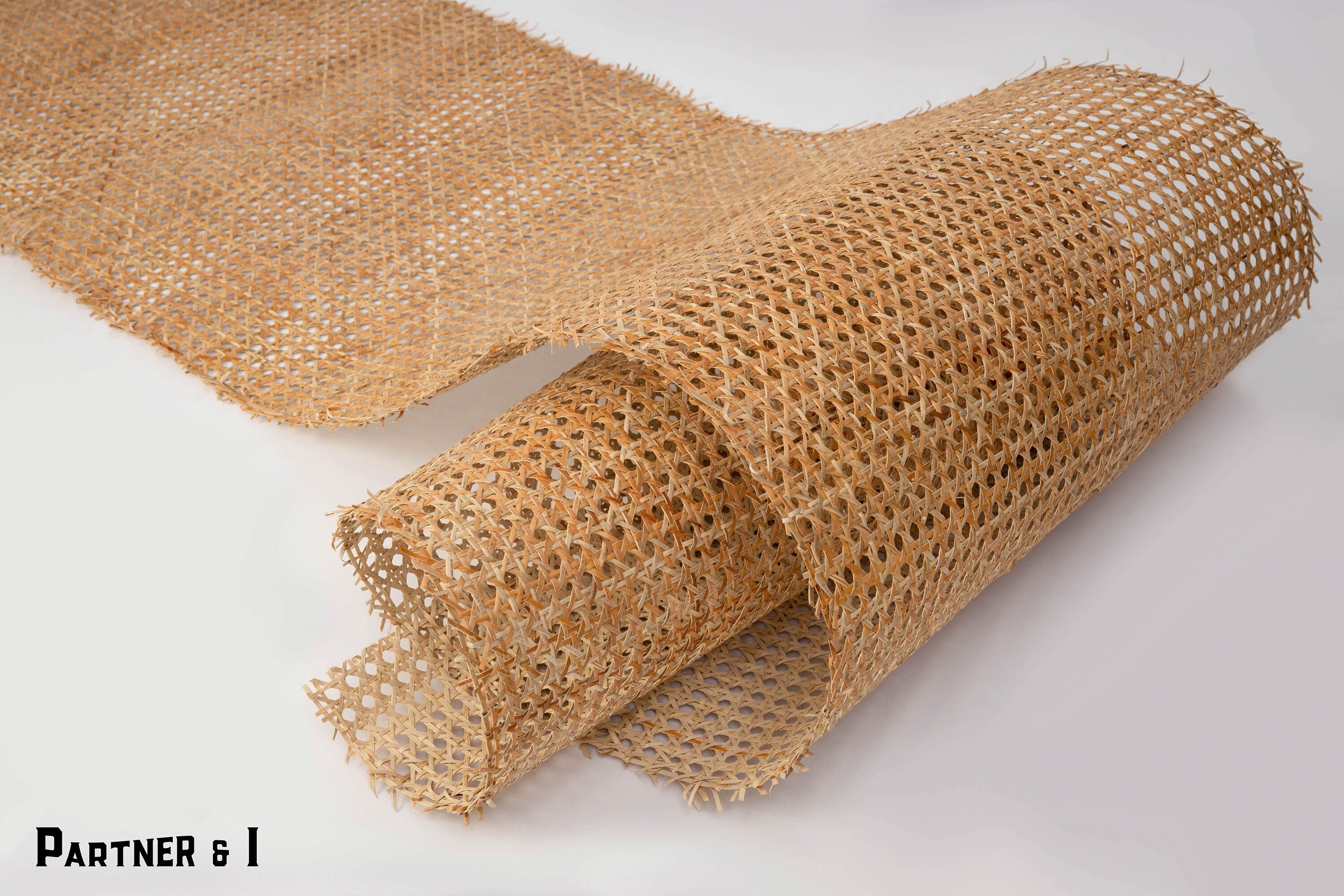 18" Wide, NATURAL Hexagon Weave Rattan Cane Webbing, Caning Chair, Making Rattan chair, Rattan cabinets , Buy More Save More.