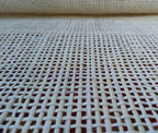 Width 18"/24'' Cane Webbing White Radio Cane Webbing Woven Mesh Bleached Weave Rattan Woven-Bleached Weave Rattan Webbing For DIY
