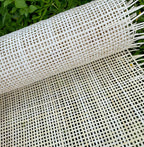 36" Wide, BLEACHED Radio Weave, Cane Webbing Roll, Length in Variation, Buy More Save More.