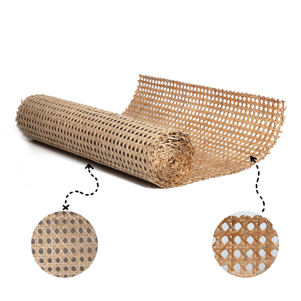 50cm/60cm/70cm/90cm Wide, Real Vietnamese Natural Hexagon Rattan Cane Webbing Roll for Home Decor and Up Cycling Rattan Furniture.