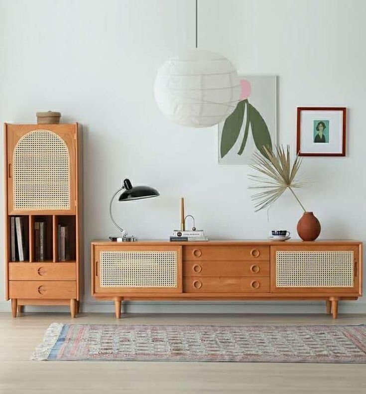 36" Wide, White Hexagon Weave Rattan Cane Webbing, Upholstery for Rattan Furniture, Sell By The Running Foot.