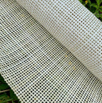 36" Wide, BLEACHED Radio Weave, Cane Webbing Roll, Length in Variation, Buy More Save More.