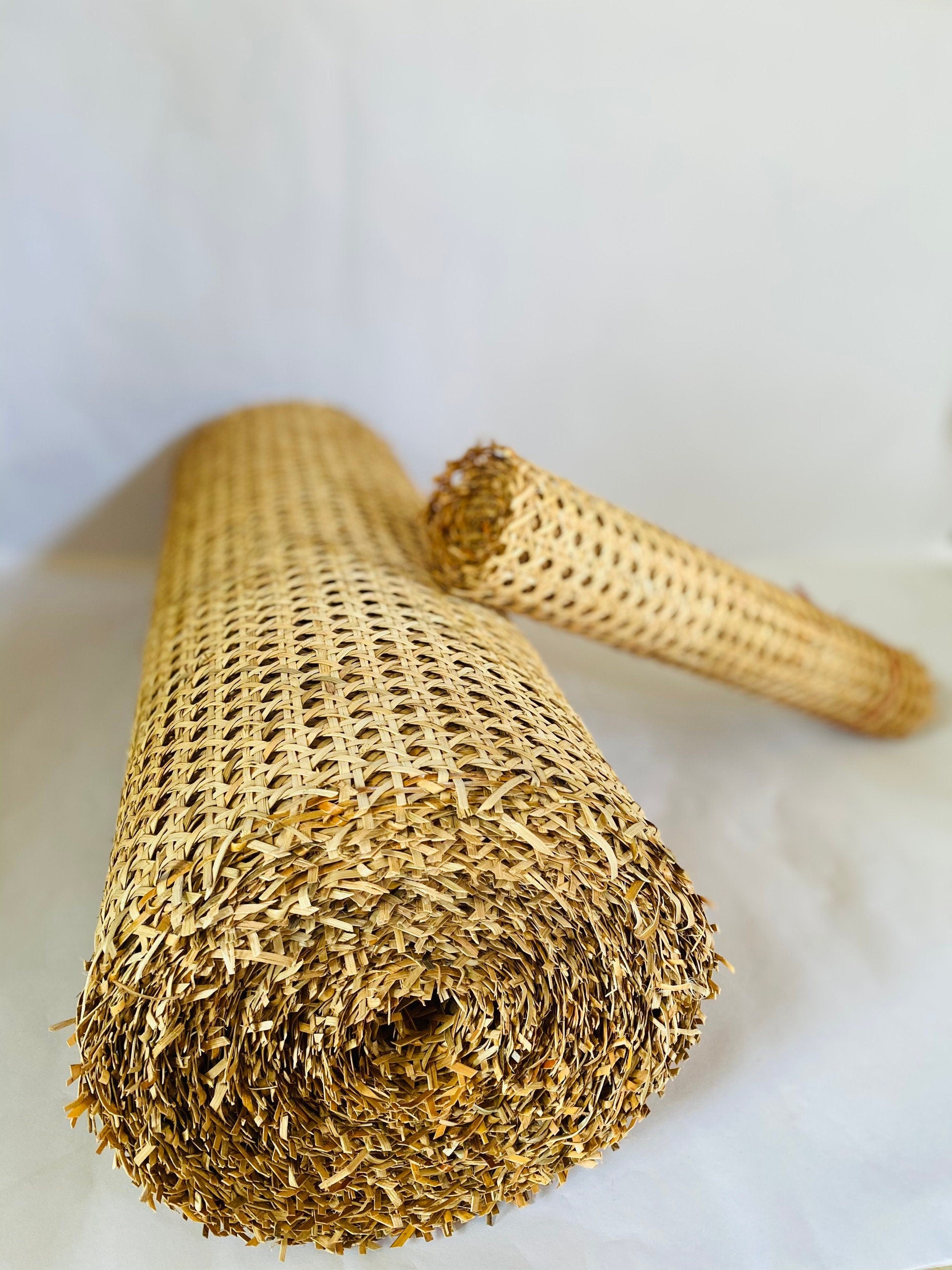 50cm/60cm/70cm/90cm Wide, Real Vietnamese Natural Hexagon Rattan Cane Webbing Roll for Home Decor and Up Cycling Rattan Furniture.