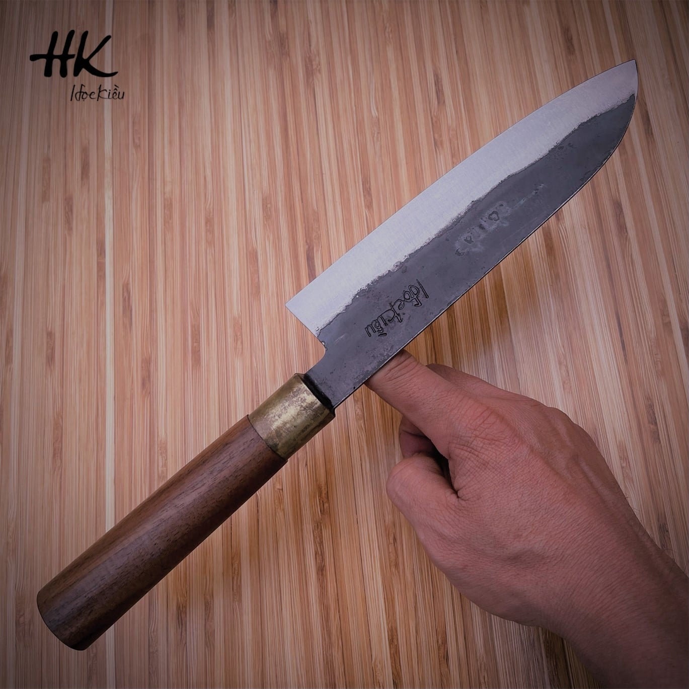 FLASH SALE - Santoku Chef Knife, The Legend Santoku Knife, Master Chef Knives Must Have, Japanese Style, Handmade Knife.