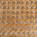 WIDTH 36", Hexagon Rattan Webbing for Caning Chair, DIY Project Interior, By more save more.