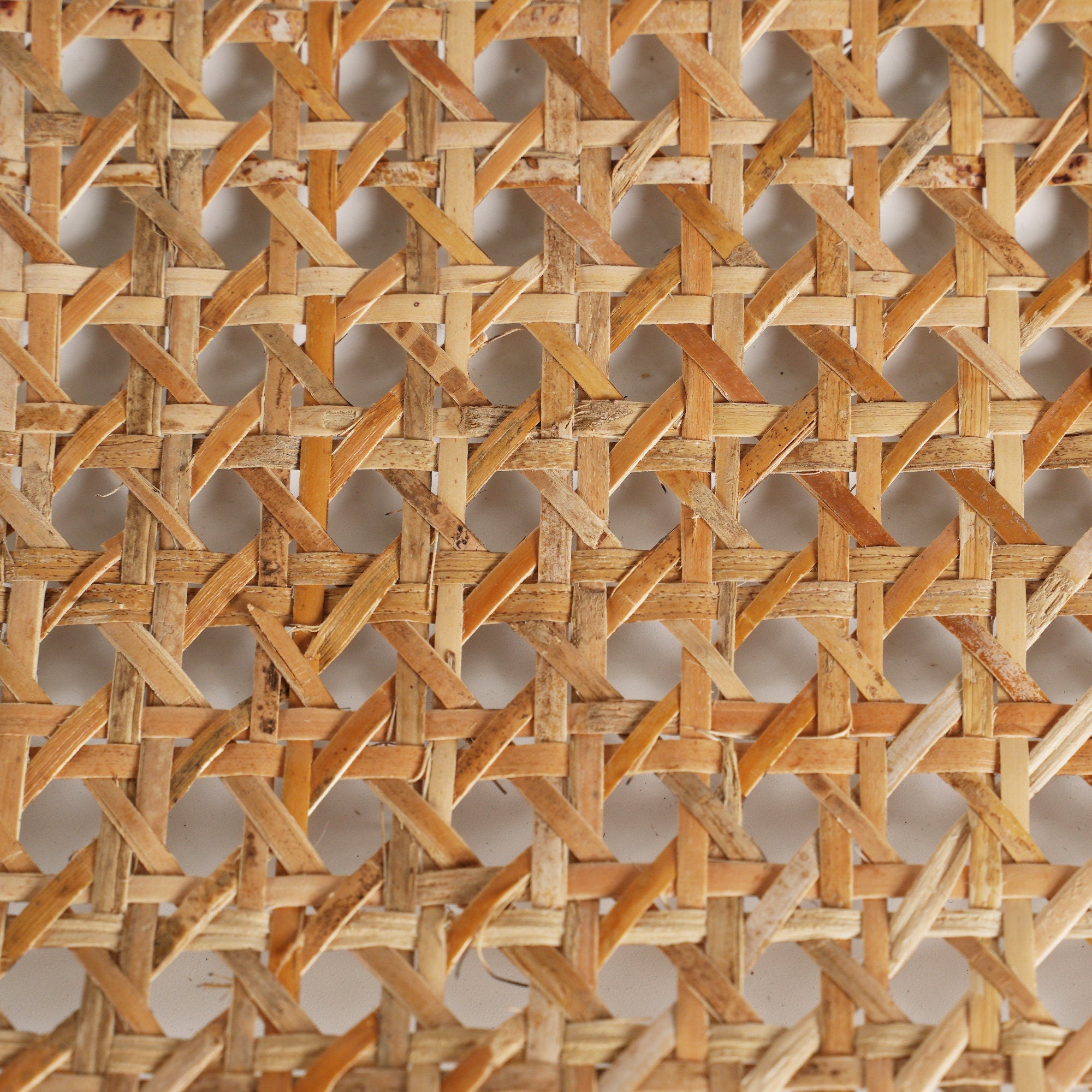 WIDTH 36", Hexagon Rattan Webbing for Caning Chair, DIY Project Interior, By more save more.