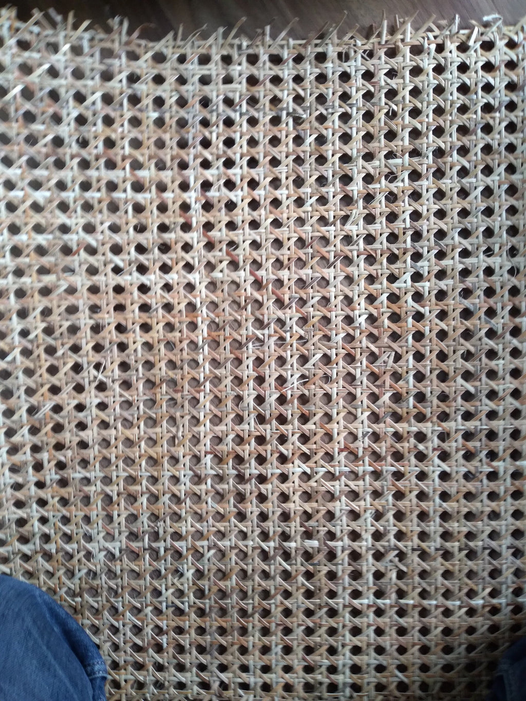 Width 27.5" : Hexagon Rattan Cane Webbing, Cane Webbing for DIY Project, Natural/ Bleached, Buy more SAVE MORE.