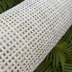 19" Wide, BLEACHED Radio Weave, Cane Webbing Roll, Upholstery Rattan Furniture, Buy More Save More.