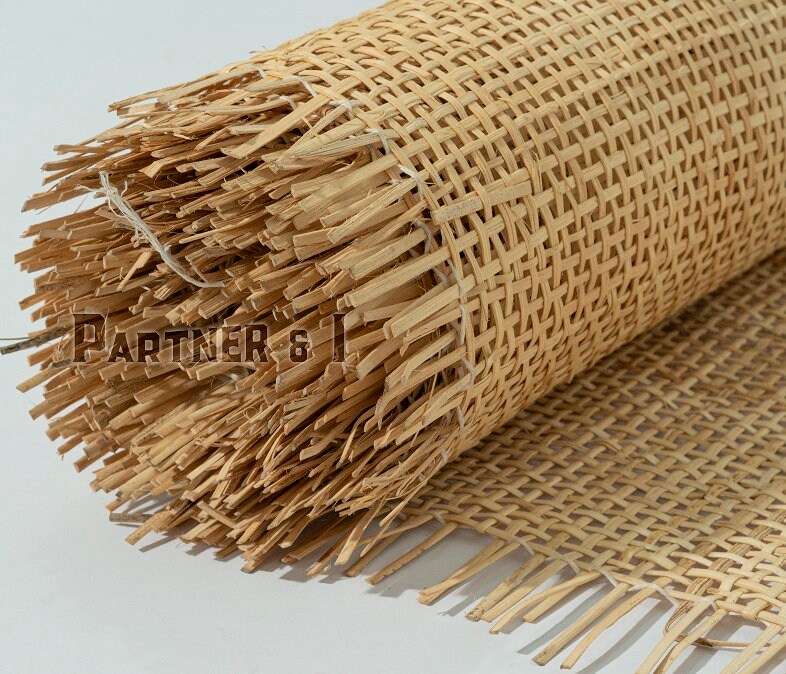 24" Wide, Natural Radio Weave, Cane Webbing Roll, Buy More Save More.