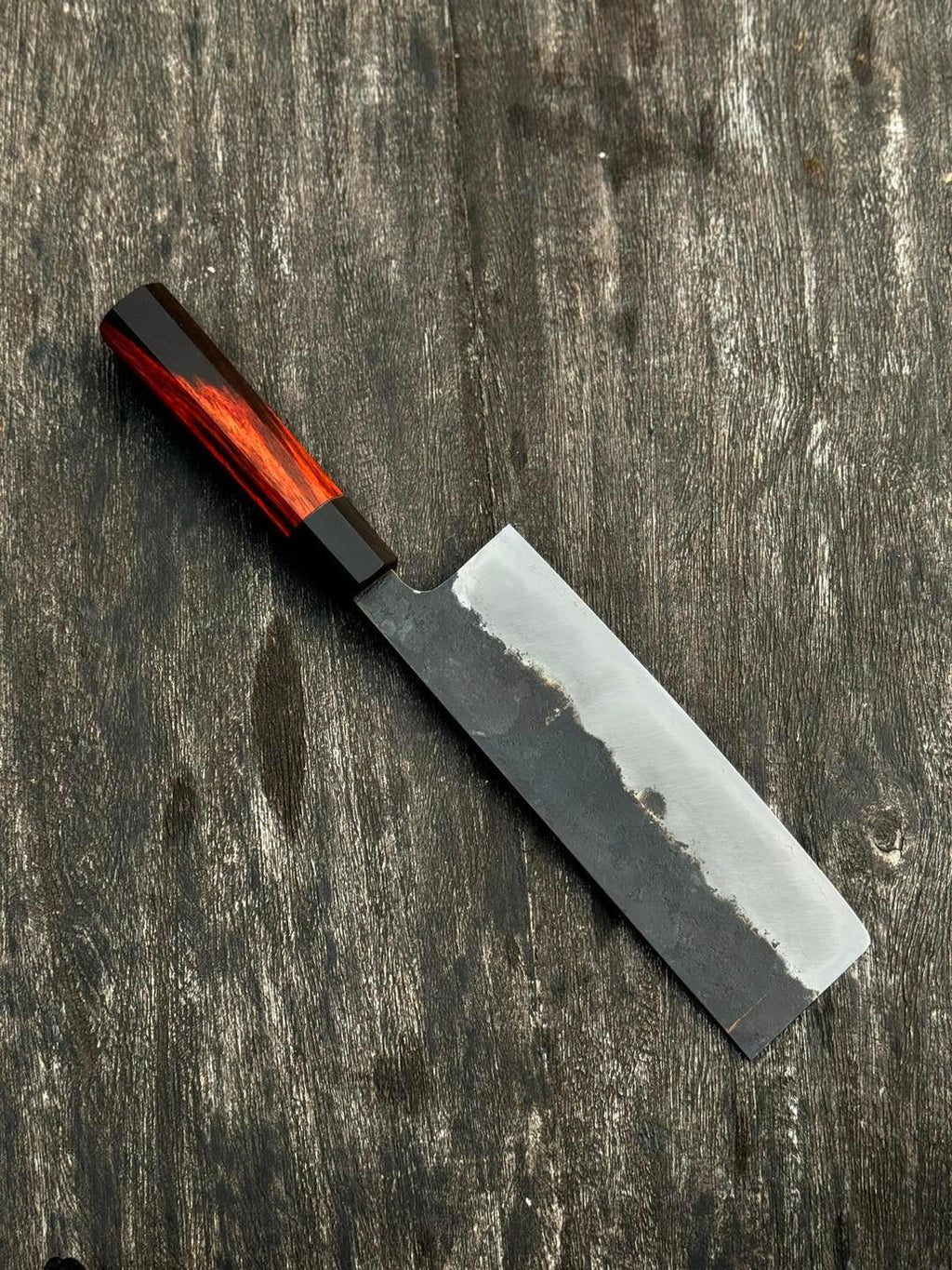 Nakiri Sanmai 180mm – Hand-Forged Vietnamese Precision with Japanese Style