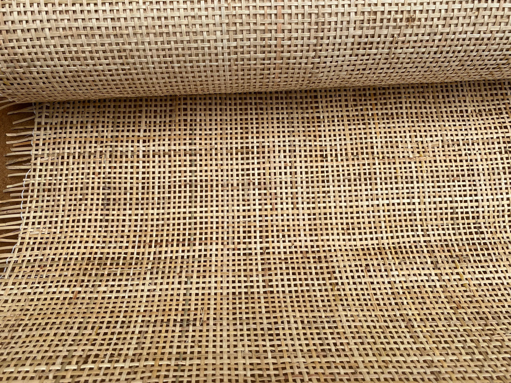 90cm Wide, NATURAL Radio Weave Rattan Cane Webbing, Sell By The Running 0.5m.