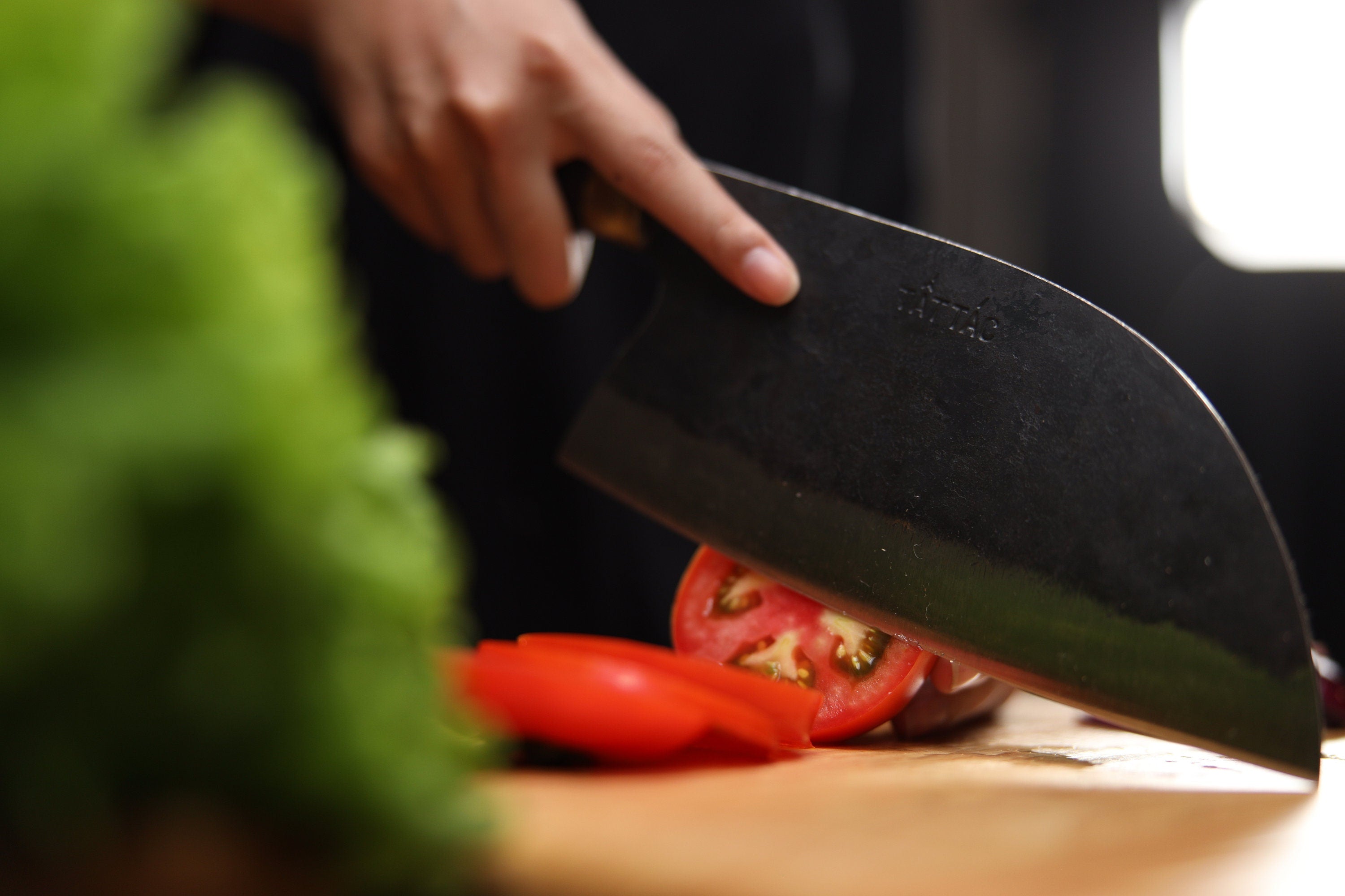 FLASH SALE - Nakiri, Santoku, Serbian Chef Knife, Hand forged knife for kitchen, sharp and durable with Solid Wooden Handle, Easy to Use