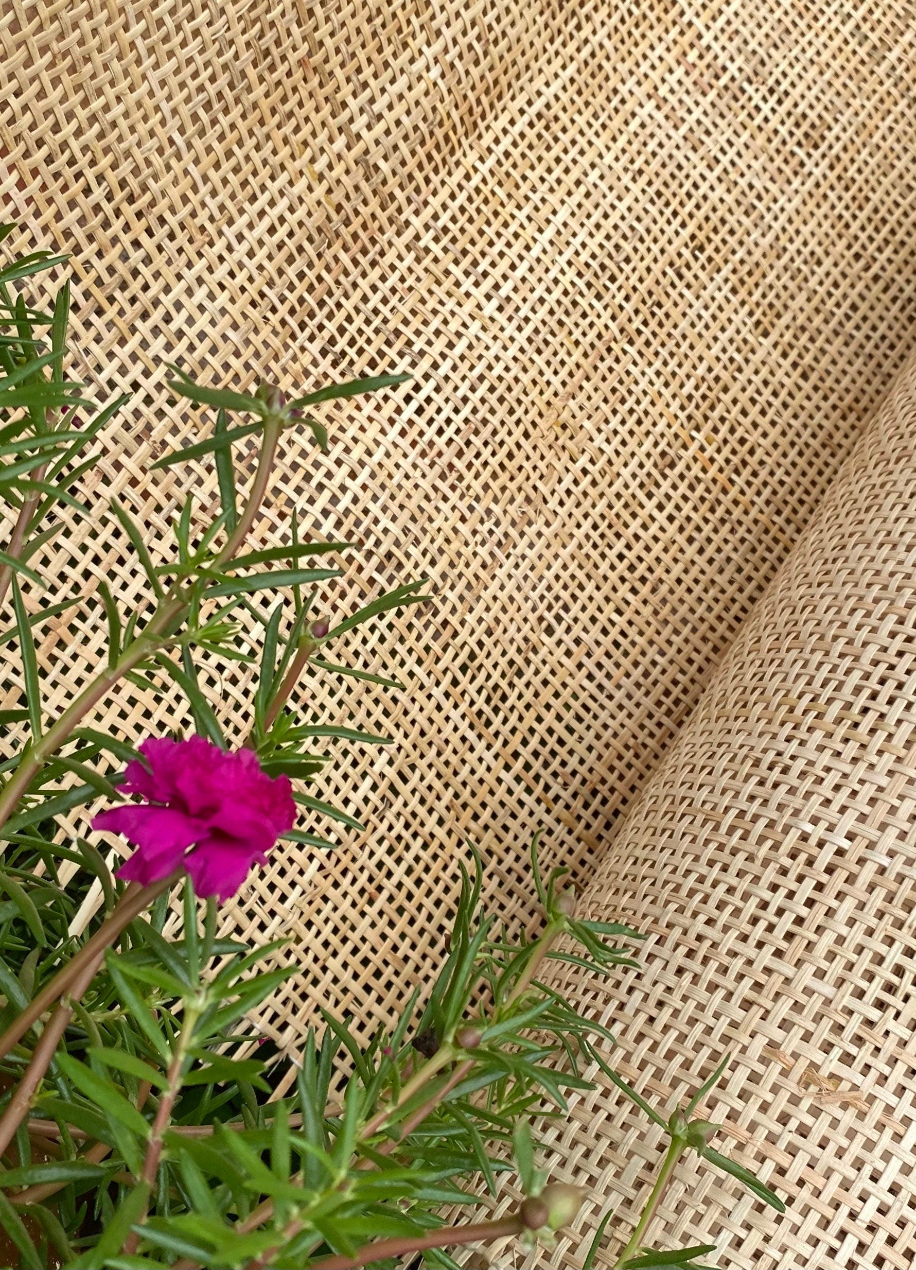 36" Wide, NATURAL Radio Weave Rattan Cane Webbing, Buy More Save More.