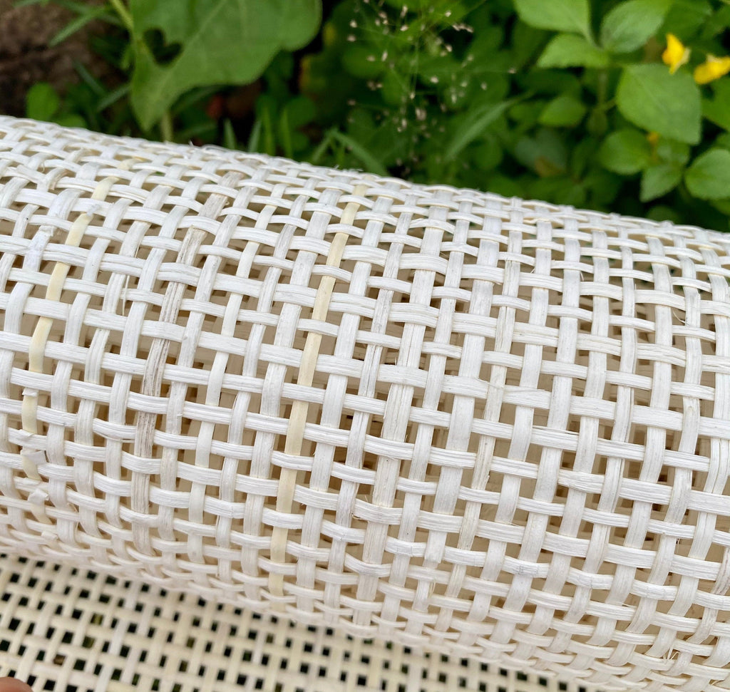 36" Wide, BLEACHED Radio Weave, Cane Webbing Roll, Length in Variation, Buy More Save More.