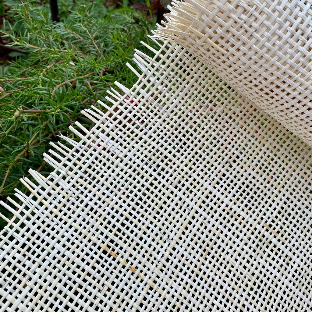 90cm Wide, NATURAL Radio Weave Rattan Cane Webbing, Sell By The Running 0.5m.
