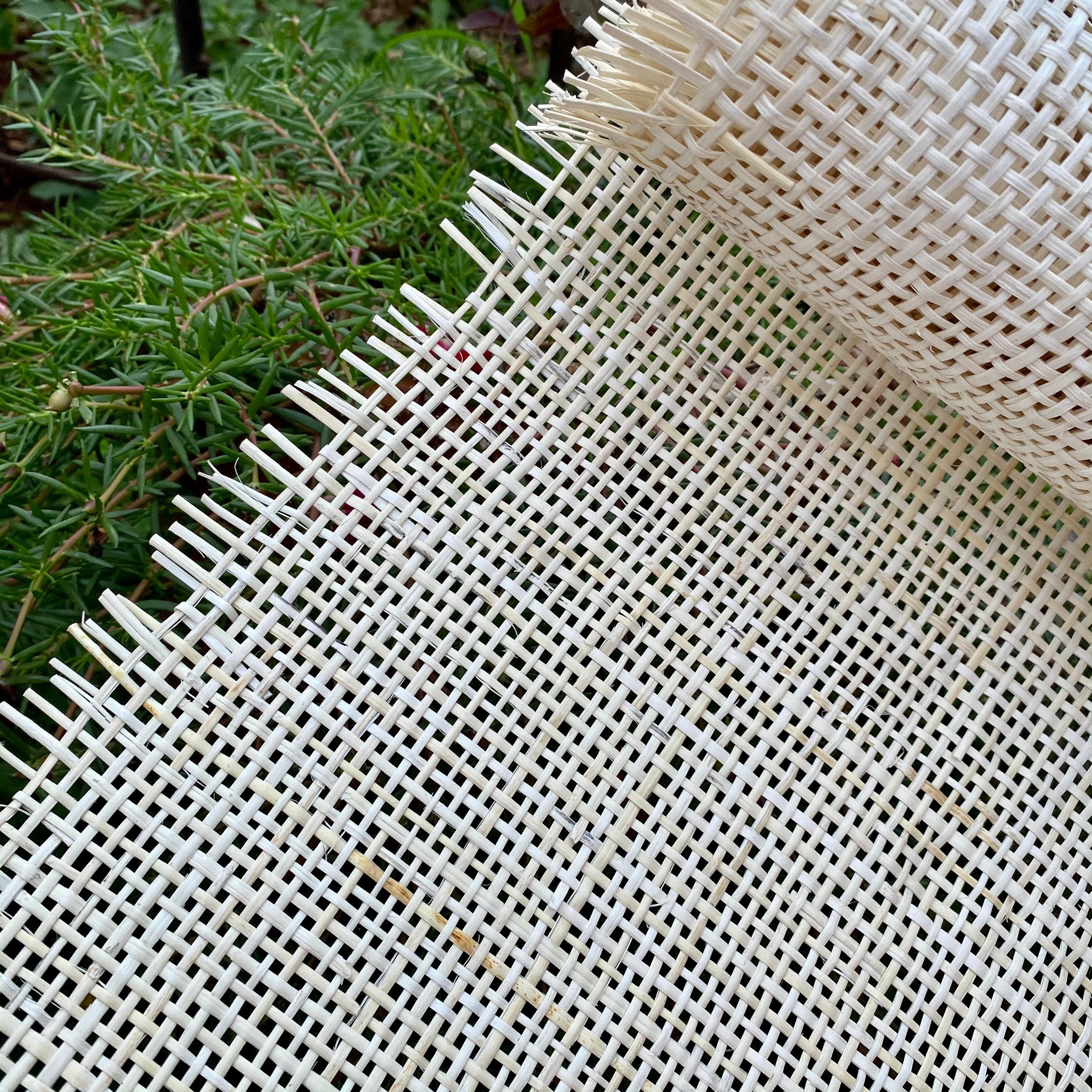 90cm Wide, NATURAL Radio Weave Rattan Cane Webbing, Sell By The Running 0.5m.