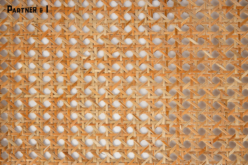 27.5" Wide, NATURAL Hexagon Weave Rattan Cane Webbing, Buy More Save More.