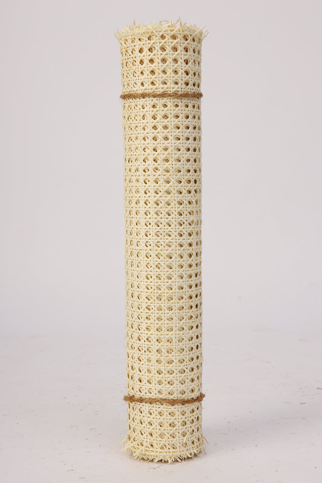 36" Wide, White Hexagon Weave Rattan Cane Webbing, Upholstery for Rattan Furniture, Sell By The Running Foot.