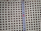 Width 27.5" : Hexagon Rattan Cane Webbing, Cane Webbing for DIY Project, Natural/ Bleached, Buy more SAVE MORE.
