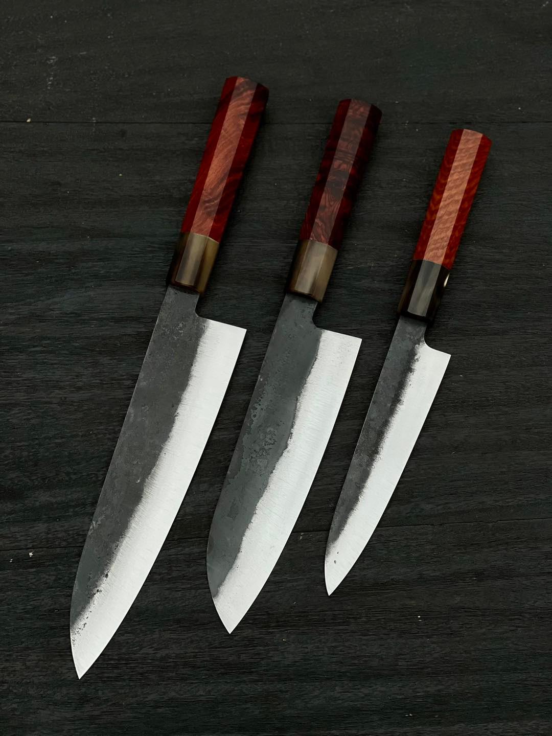Handmade Gyuto Chef Knife – The Japanese Carbon Steel Workhorse for Professional & Home Kitchens