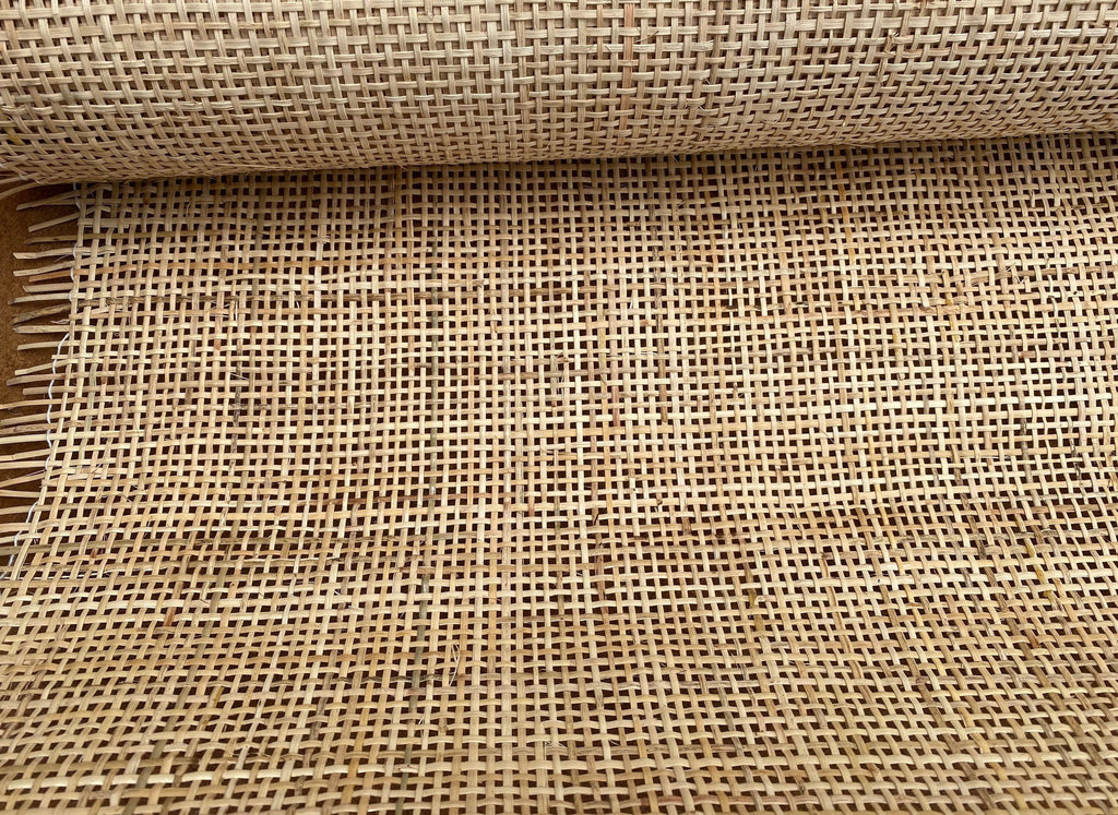 36" Wide, NATURAL Radio Weave Rattan Cane Webbing, Buy More Save More.
