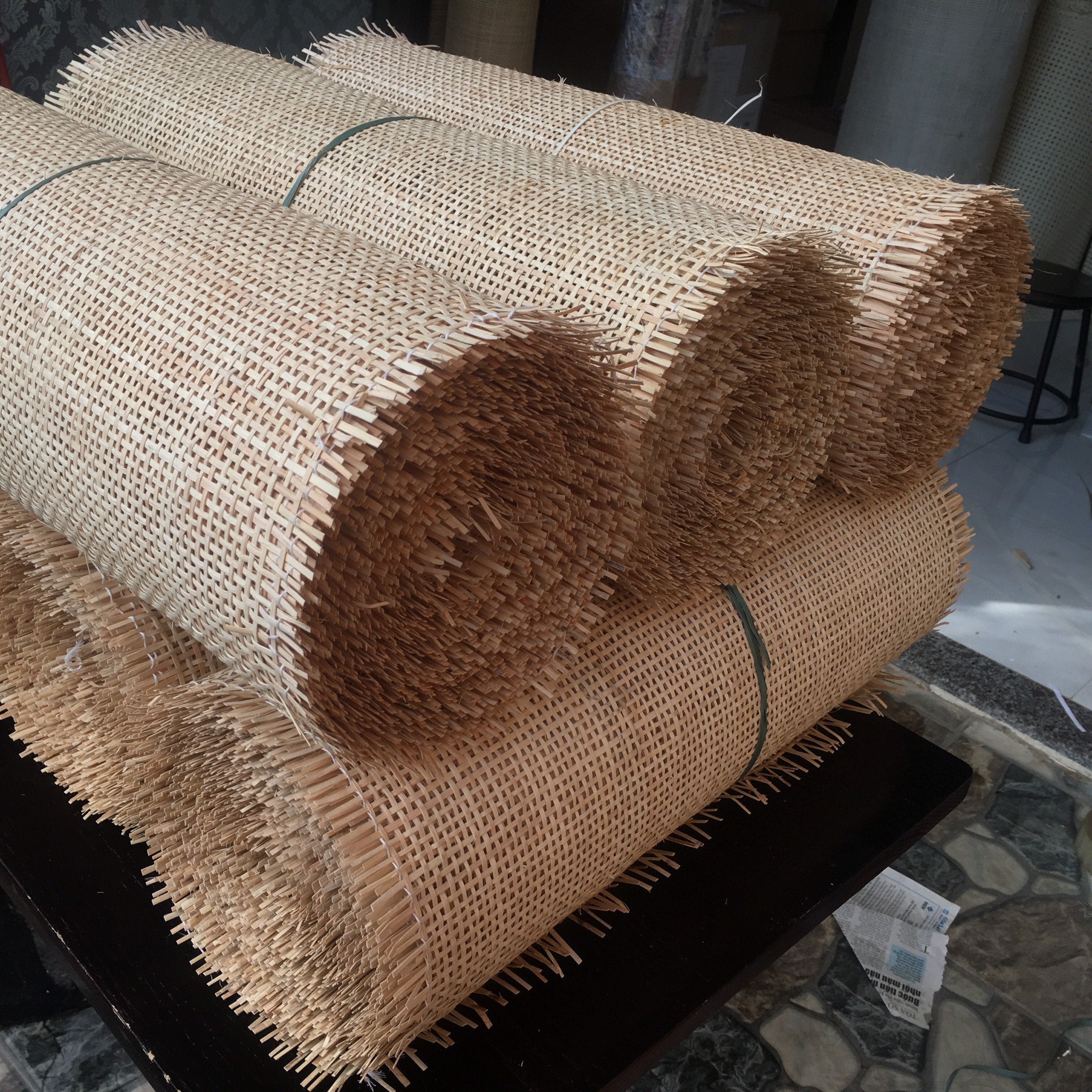 WIDTH 70cm Radio Weave Pre-woven Rattan Cane, DIY Rattan Furniture, Sell By The Running 0.5m
